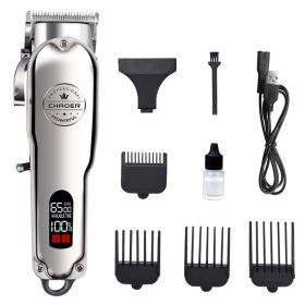 Baby Children's Hair Clipper Metal Body Electric Fader Electric Shaving Head (Option: USB model-AU)