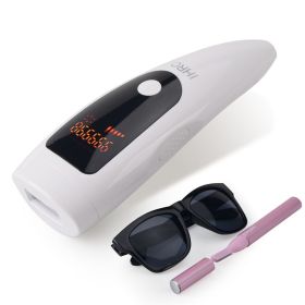 Laser hair removal device home whole body IPL hair removal device (Option: White-CN Plug)