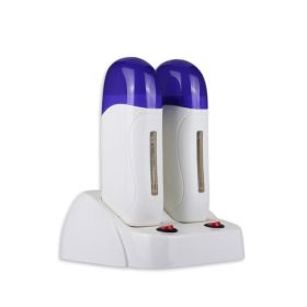 Double-seat beeswax hair removal wax machine multifunctional (Option: UK)