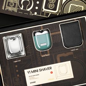 Electric mini shaver (Option: Cement grey gift box)