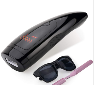 Laser hair removal device home whole body IPL hair removal device (Option: Black-EU Plug)