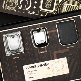 Electric mini shaver (Option: Silver plated gift box)