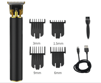 Longfeng hair clipper electric clipper without oil (Option: NewBlack)