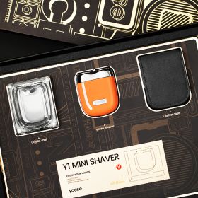 Electric mini shaver (Option: Lava orange gift box)