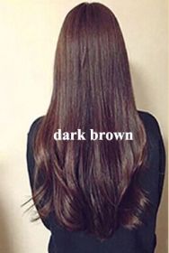 Black Coconut Oil Hair Dye Cover Up (Option: Dark brown)