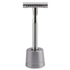 Classic manual shaver safe old fashioned (Option: Bright silver)