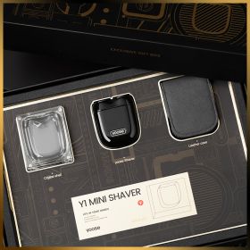 Electric mini shaver (Option: Black gift box)