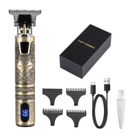 Fashion Retro Rechargeable Electric Clippers (Option: Demon king-USB)