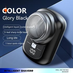 Mini Men's Compact And Ultra Long Range Automatic Shaver (Option: SQ007 Black Ice-USB)