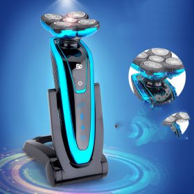 Factory Direct Sales Custom Rechargeable Electric Shaver Razor (Color: Blue)