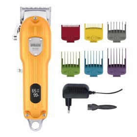 NG-2025B Digital Display Electric Rechargeable Hair Clipper (Option: Gold-EU)