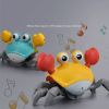 Induction Escape Crab Toy Rechargeable Electric Octopus Crawling Smart Toys for Children Interactive Toys Learn To Climb Toys