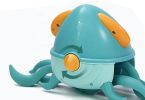 Induction Escape Crab Toy Rechargeable Electric Octopus Crawling Smart Toys for Children Interactive Toys Learn To Climb Toys