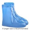 1 Pair Reusable Rain Boot Covers; Anti-slip Wear Protector; Waterproof Shoe Cover