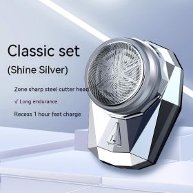 Mini Men's Compact And Ultra Long Range Automatic Shaver (Option: SQ010 silver Ice 6Blades-USB)