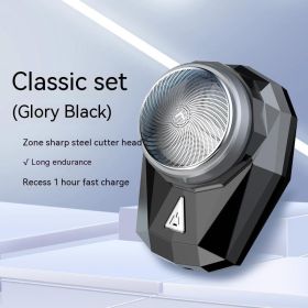 Mini Men's Compact And Ultra Long Range Automatic Shaver (Option: SQ010 black Ice 3Blade-USB)