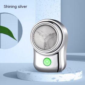 Mini Men's Compact And Ultra Long Range Automatic Shaver (Option: SQ066 silver ice-USB)